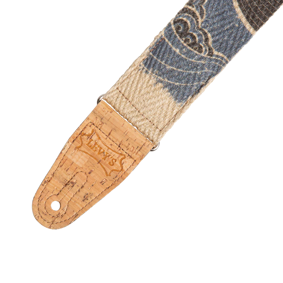 Levy's Leathers MH8P-010 Hemp Guitar Strap - Yellow, Orange, Black Rosa