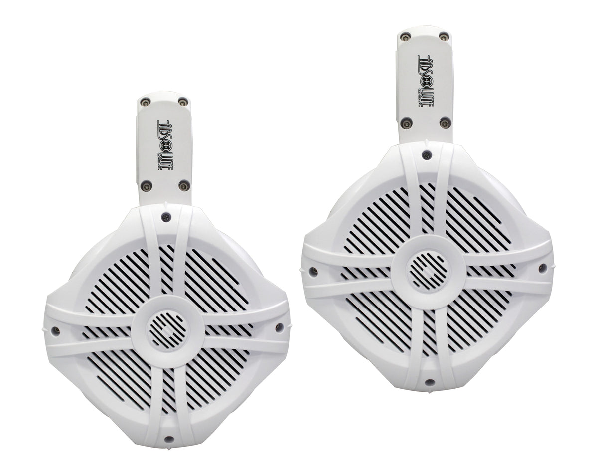 Absolute MPS65W Wake Board Speakers Marine RV 6.5" 400W Wake Tower POD Enclosure Speaker