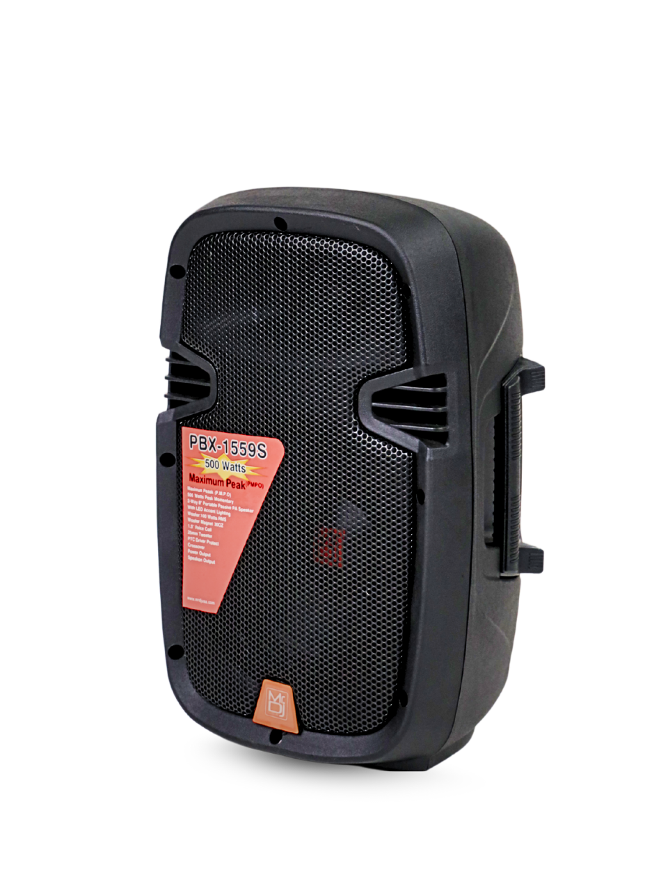 MR DJ PBX1559S PA DJ 8" 2-Way Portable Passive Speaker with LED Accent Lighting
