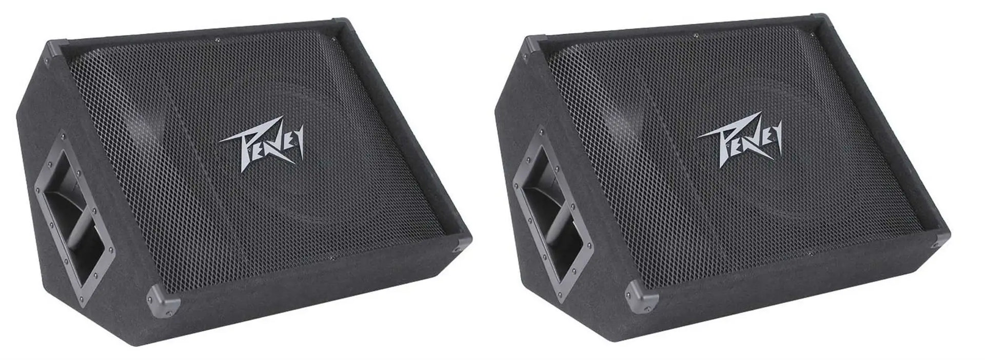 2 Peavey PV 12M Pro Passive 12" Stage Monitor Speaker