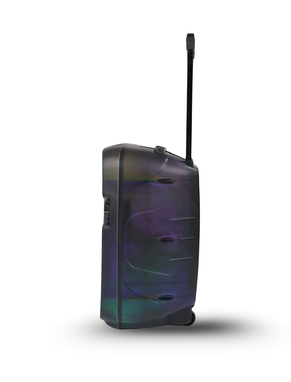 MR DJ PL12FLAME 12" Portable Translucent Bluetooth DJ PA Karaoke Active Powered Party Speaker