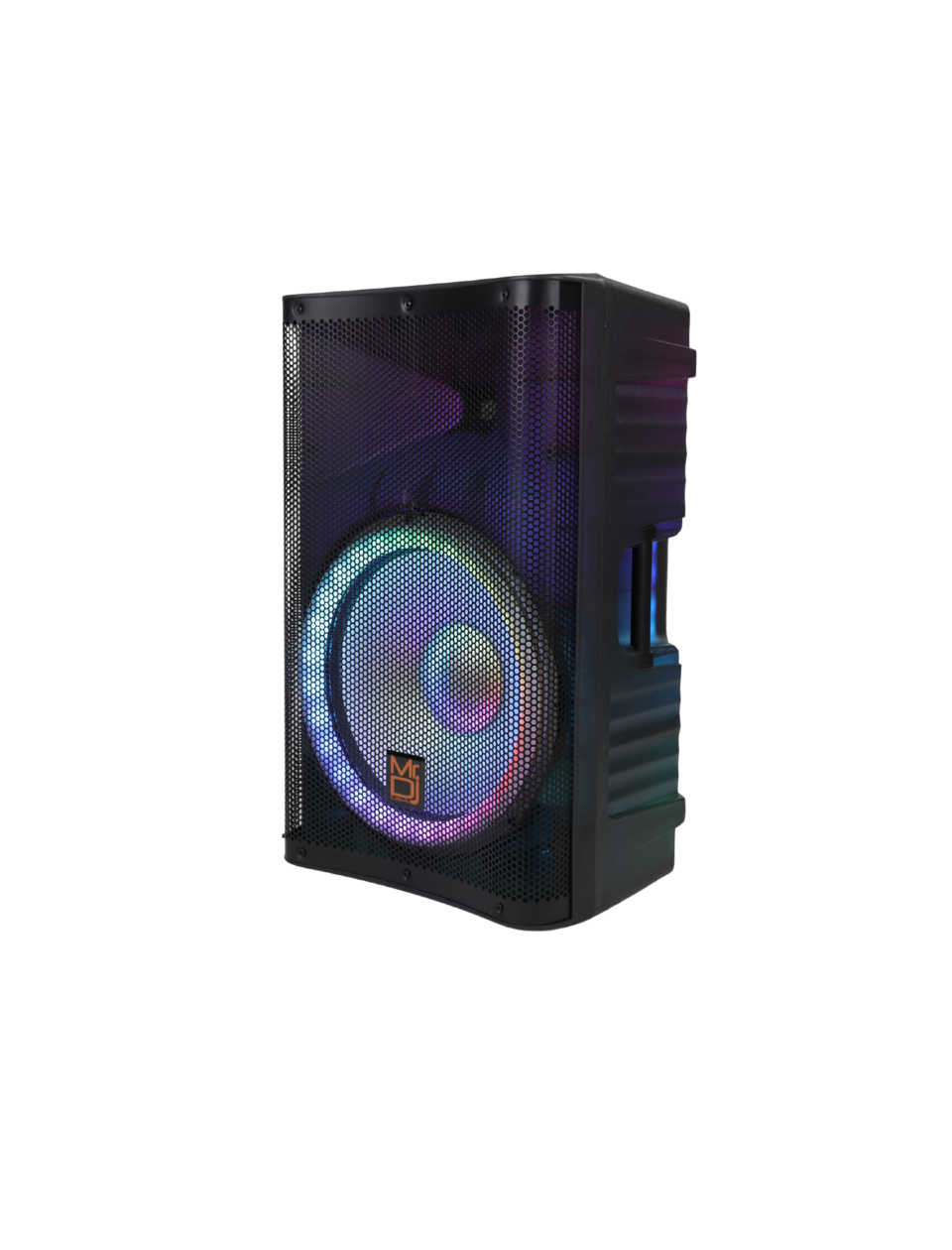 MR DJ PLED5200 15" Portable Translucent Bluetooth PRO DJ PA Karaoke Active Powered Party Speaker