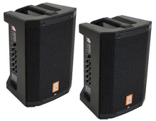 2 MR DJ PROX8PA PRO Battery Powered Active Portable PA Speaker All-in-One Array System