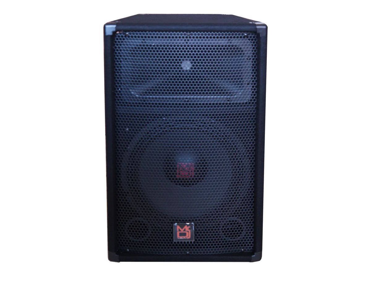 MR DJ PSS1000 Single 10" 1200 Watts 2-Way DJ/PA PRO Audio Passive Loudspeaker