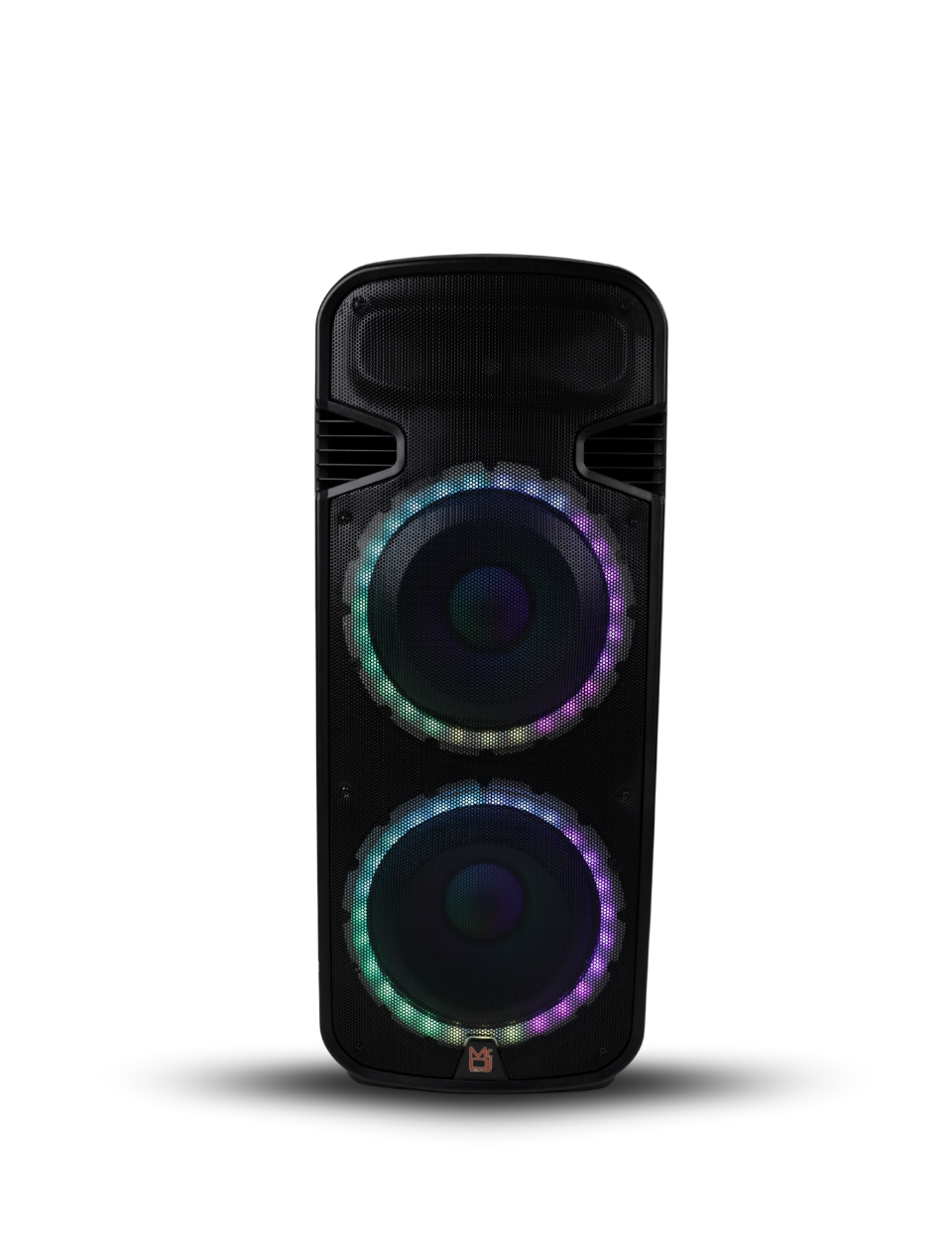 MR DJ PSBAT6200 Dual 15" 4000W Power 3 Way Party Speaker Bluetooth & Rechargeable Battery