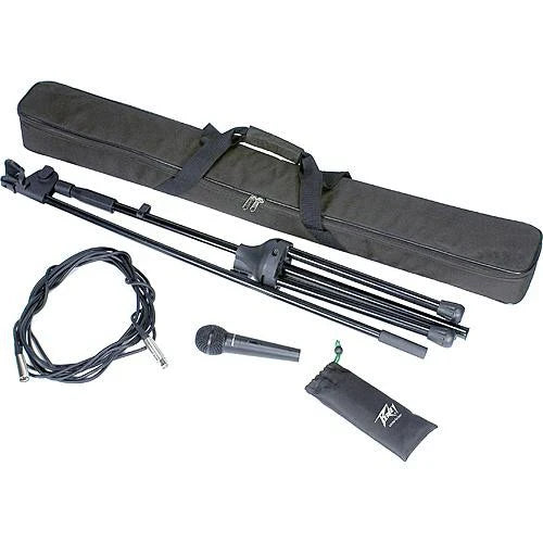 12 Pack Peavey PV MSP1 8-XLR / 4- 1/4" Microphone Package W/ Stand Cable