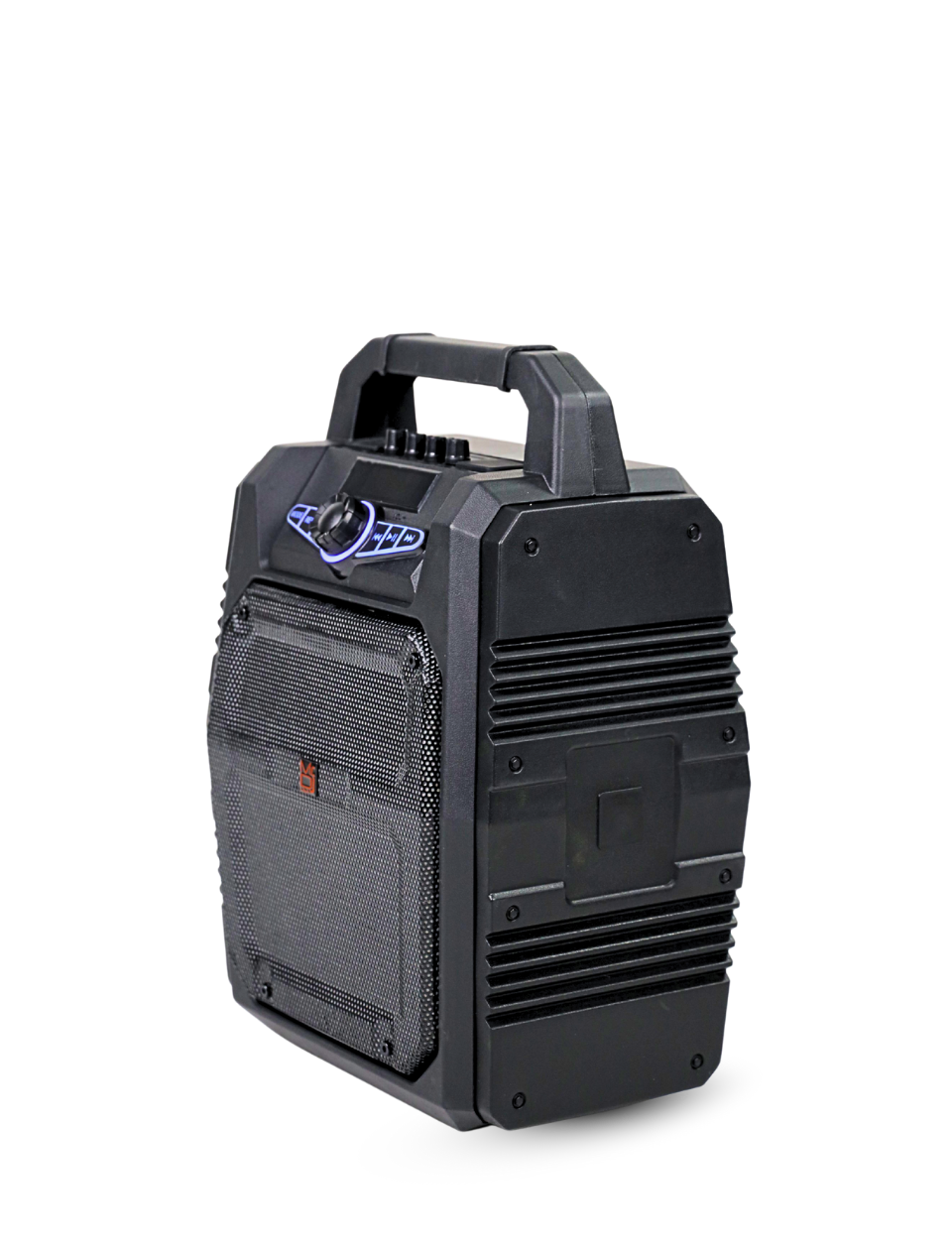 MR DJ PARTYROCK 8" Portable Powerful PA Bluetooth Speaker Karaoke Machine Battery Powered FM USB/Micro SD Card & LED Party Light