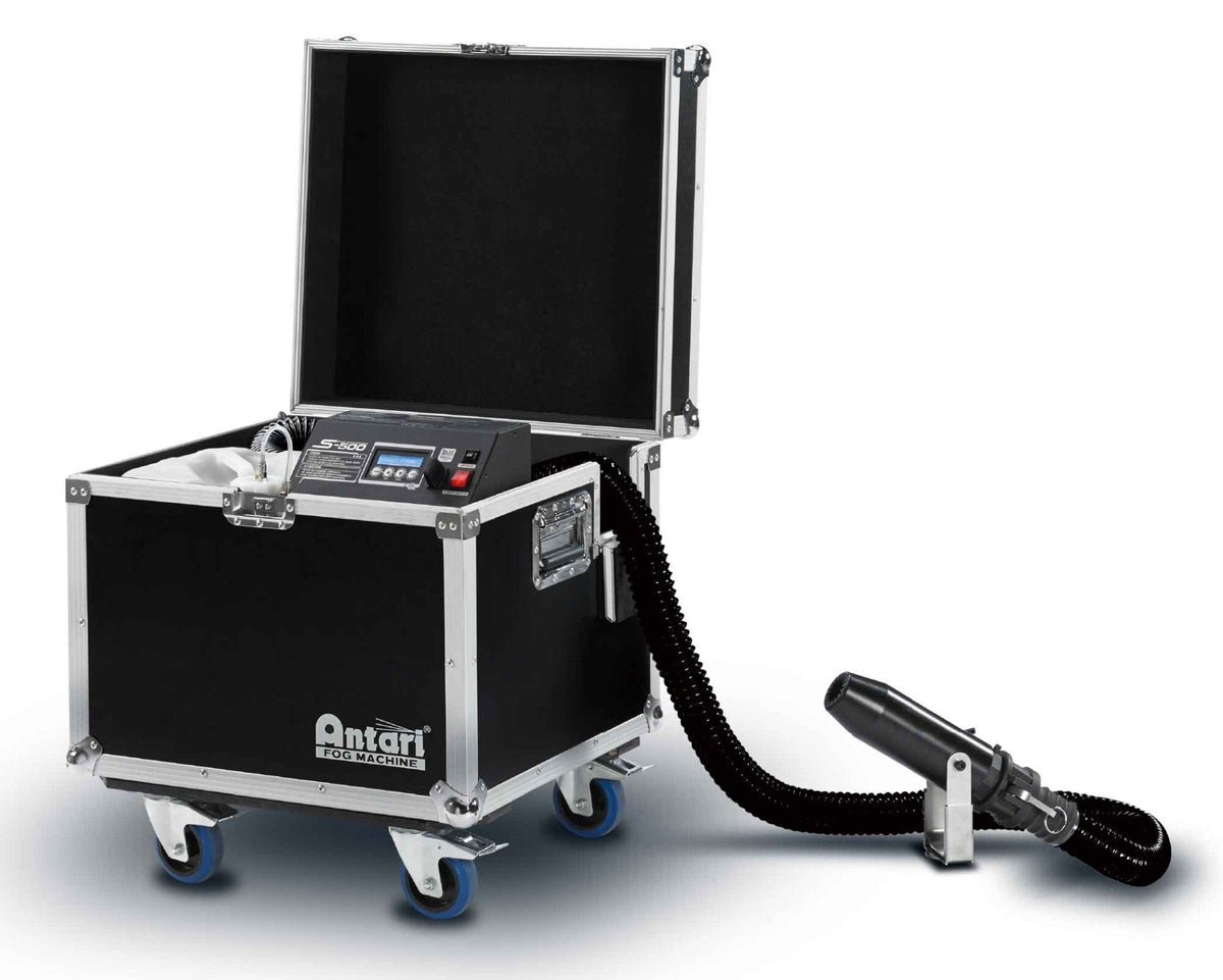 Antari S-500 Snow Machine with Wheeled Road Case