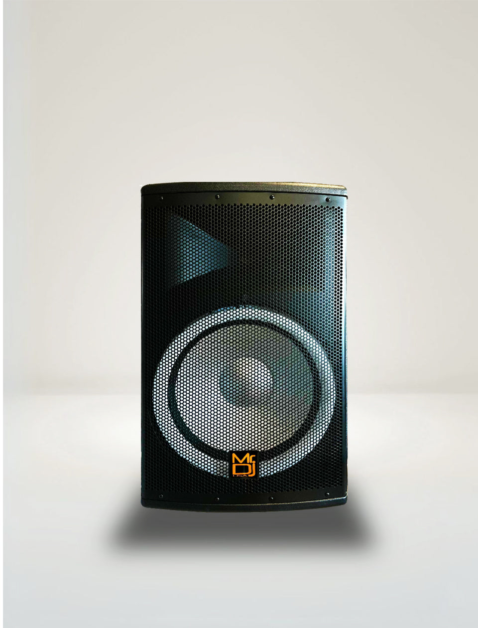 MR DJ PBX4500PKG 15" 2-Way PA DJ 4500W Active Powered Bluetooth Karaoke Speaker LED Lighting & Passive Speaker  + Speaker Stands & Cable