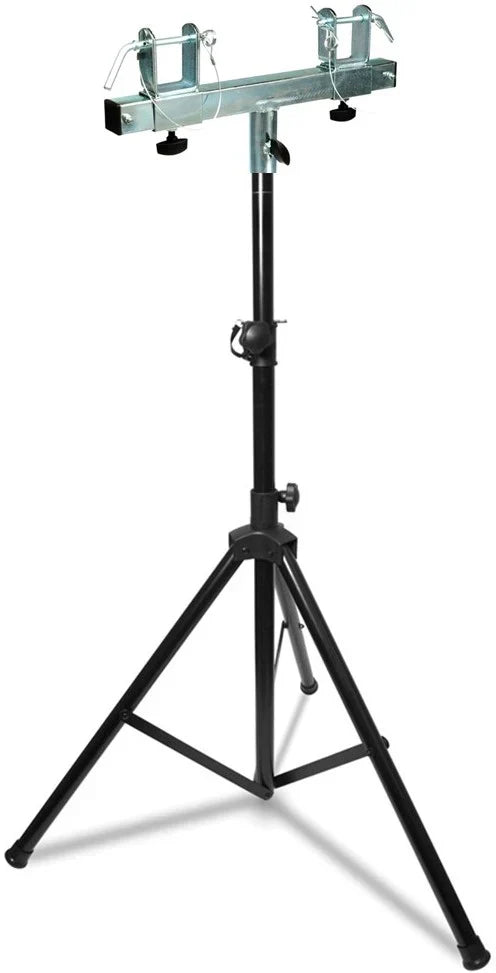 MR TRUSS TST350 DJ PRO Lighting Tripod Stand & Chrome Square Truss T-Bar Adapter