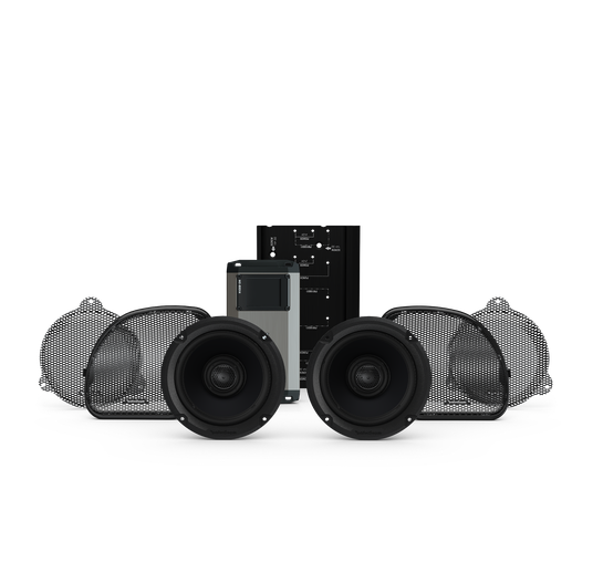 Rockford Fosgate HD14RGSG-STAGE2 KIT for select 2014+ Harley-Davidson Road Glide motorcycles
