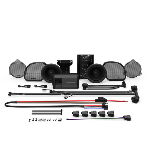 Rockford Fosgate HD14RGSG-STAGE2 KIT for select 2014+ Harley-Davidson Road Glide motorcycles