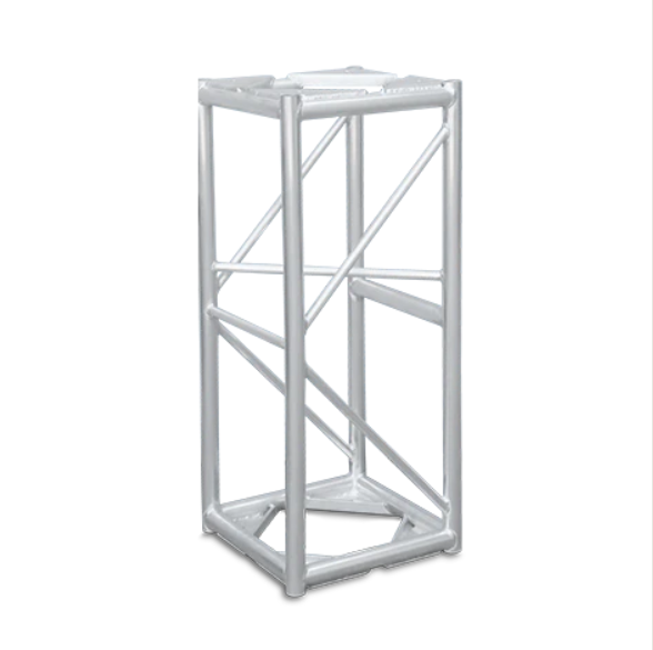 Galaxy Stage GS-2004 4' Long 20.5" Box Truss with Bolts Professional 6061-T6 Aluminum GS20 Series Truss