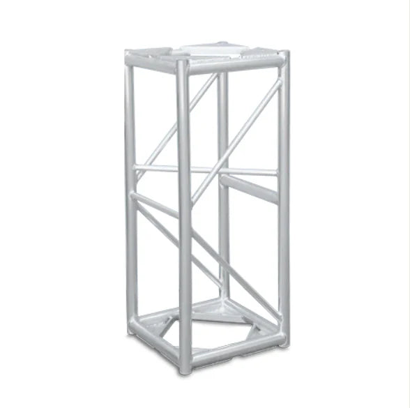 Galaxy Stage GS-2004 4' Long 20.5" Box Truss with Bolts Professional 6061-T6 Aluminum GS20 Series Truss