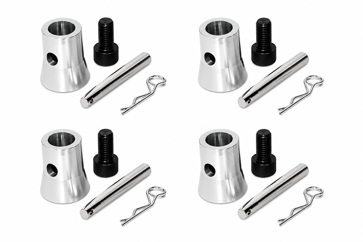 MR DJ DTTHCC14-4KIT 4 Pack Universal Half Conical Connector Pack for Truss Junction Boxes