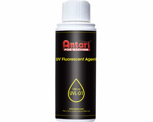 Antari UVL-01 Blue UV Fluorescent Agent for Snow and Bubble Machines - 100mL