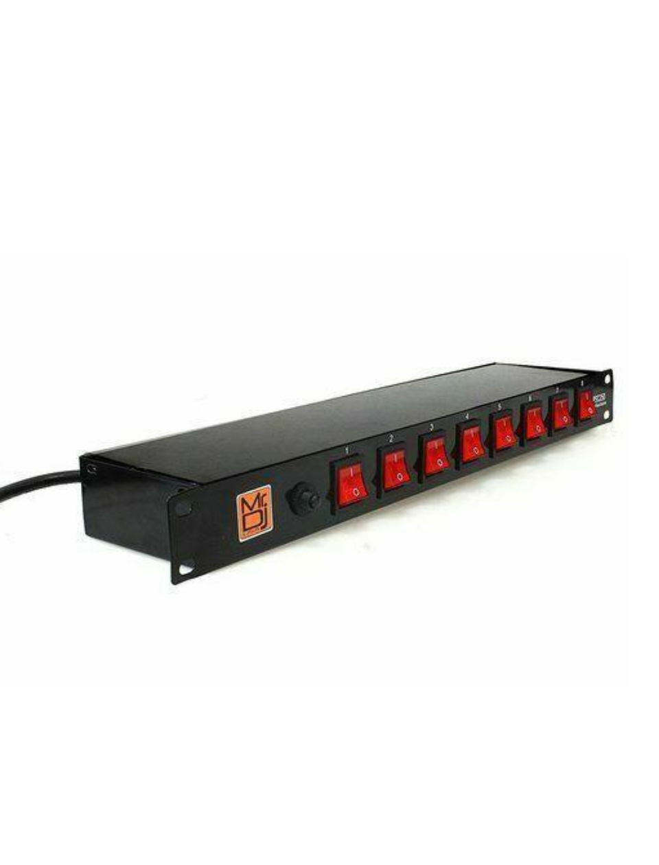 MR DJ PSC250 Rack Mountable 8 Port Power Switcher Surge Protectors ON / OFF Power Center