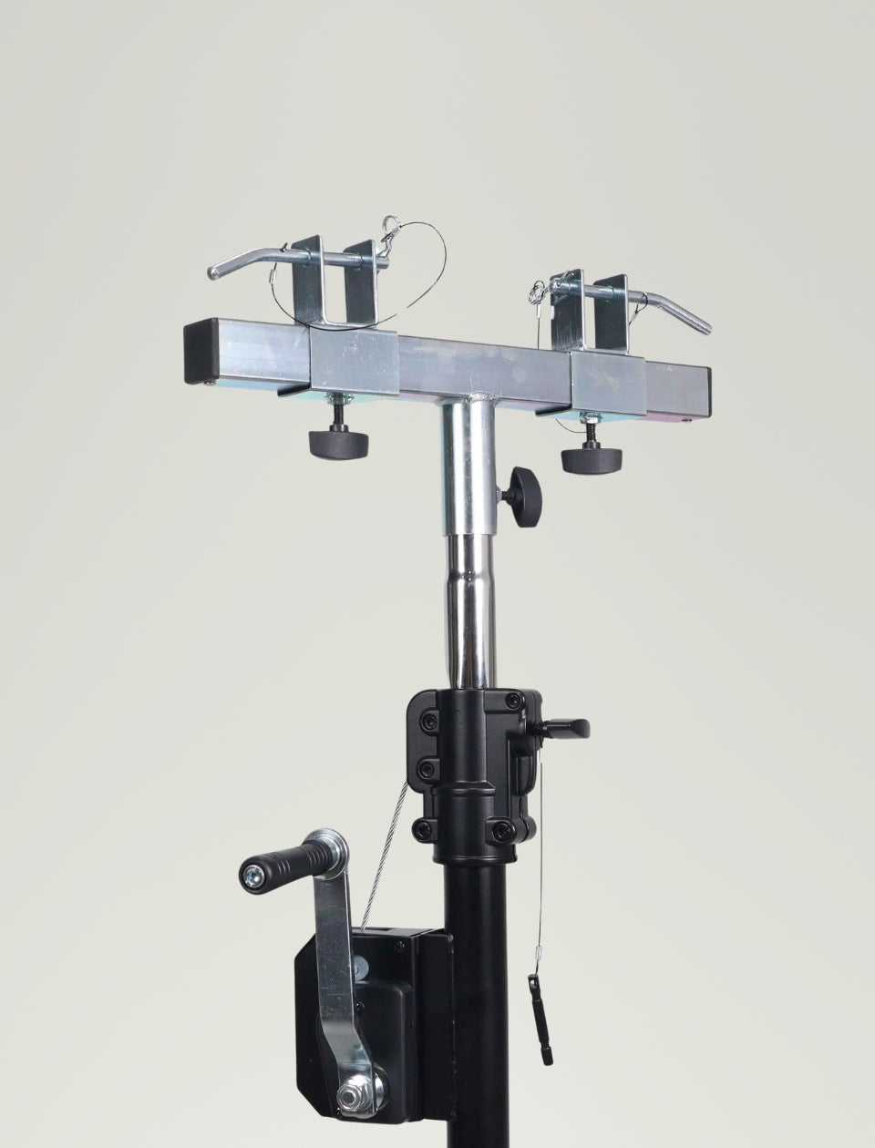 MR DJ ST200 & SBC250 Pro Lighting 10 Foot Crank Light Stand & Square Truss T-Bar Adapter