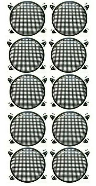 10 MK Audio 15" Subwoofer Metal Mesh Cover Waffle Speaker Grill Protect Guard PA DJ