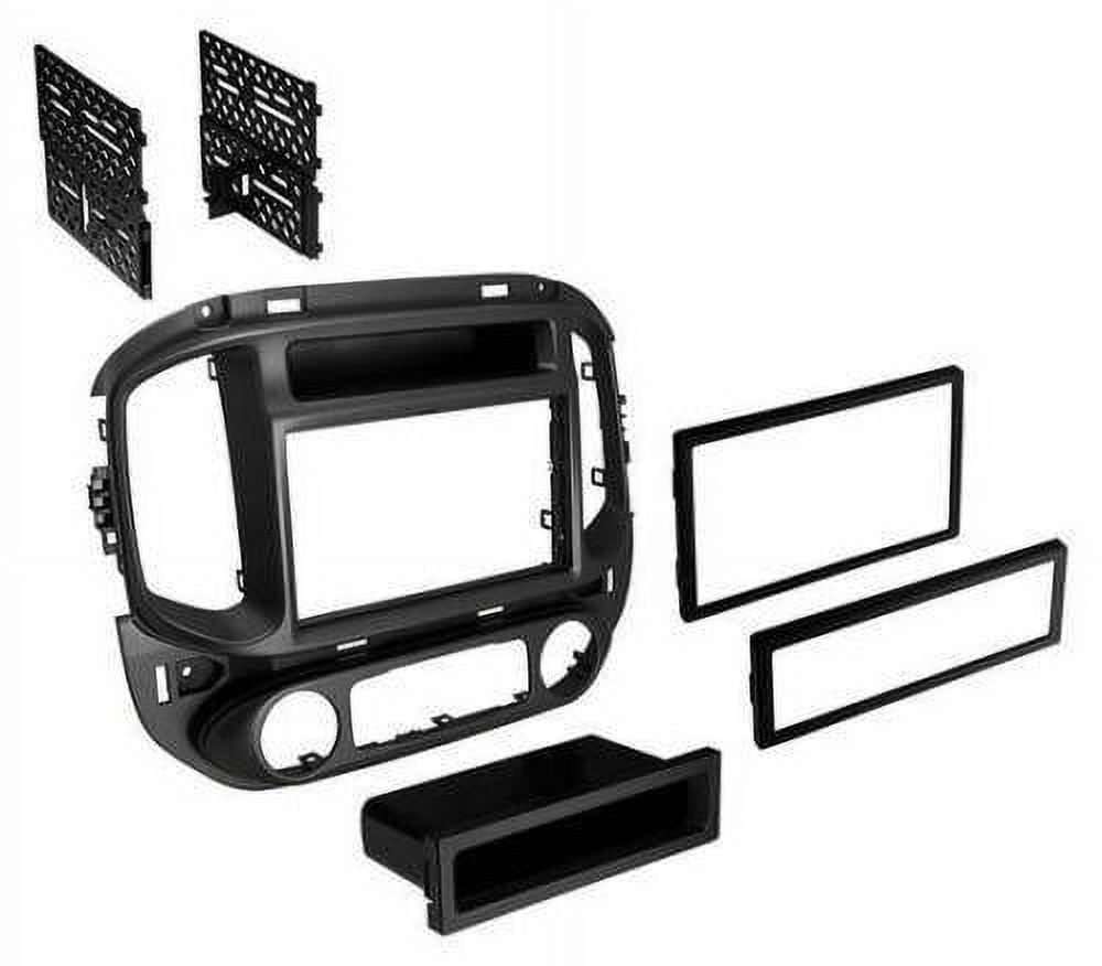 GMK329BM Single/Double DIN Dash Kit Fit 2015–2021 Chevrolet Colorado & GMC Canyon