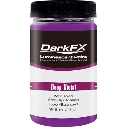 Antari DFX-VL1QT-DVL Antari DarkFX UV Paint (Deep Violet, 1 Quart)