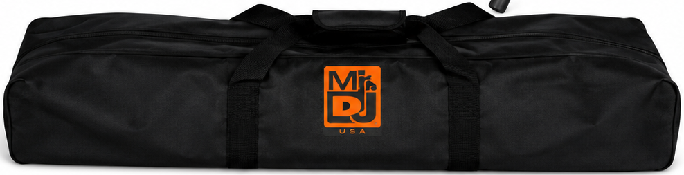 MR DJ SSBAG1 Heavy-Duty Speaker Stand Carry Bag Zippered Nylon Storage