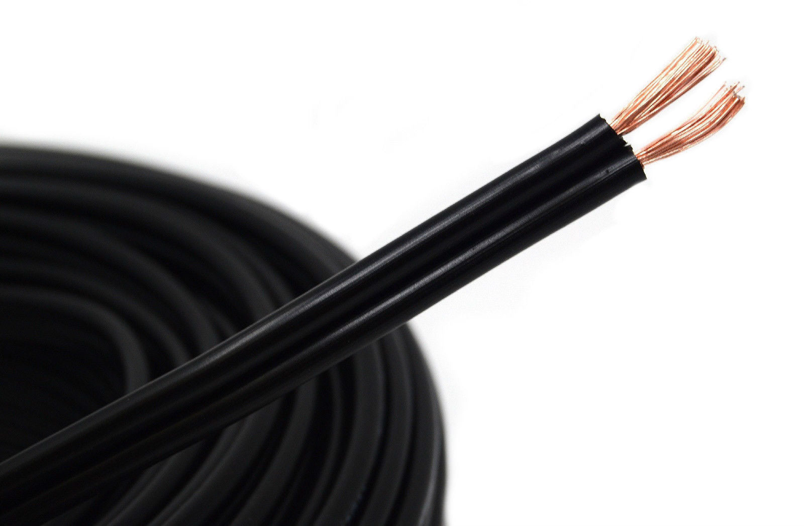 XP Audio XS16G-25BK Black 16 AWG True Gauge 25 FT Marine Car Audio Speaker Cable Wire