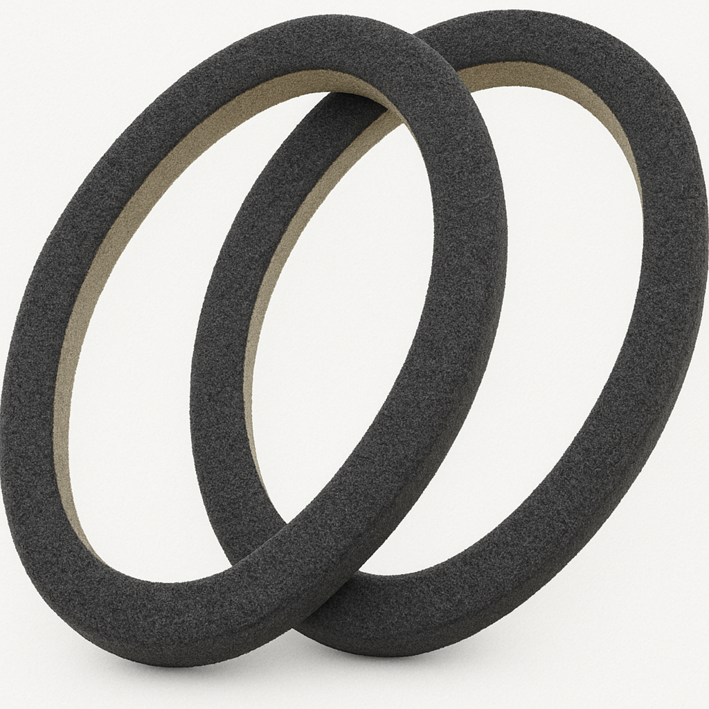 MK Audio MSP12G-2 12" Universal Subwoofer Ring Spacer Extender 3/4" Gray Carpet