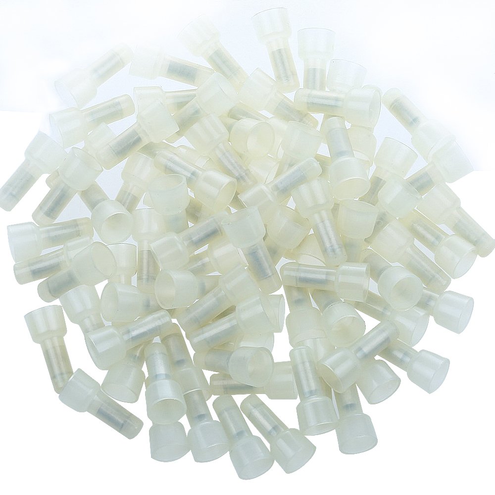 Absolute CC16G100 100 pcs 16-14 Gauge Close End Crimp Terminal Caps