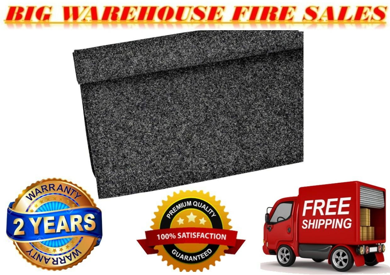 MK Audio 20'L X 4'W Dark Gray Car, PA DJ Speaker Box Upholstery Liner Carpet
