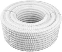 MR DJ DSLT14WH 100' 1/4" 6.35mm White Split Wire Loom Conduit Tubing Sleeve Tube