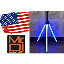 MR DJ SS600LED Color Stand Universal Color-Changing Stand LED Speaker Stand Tripod Telescoping