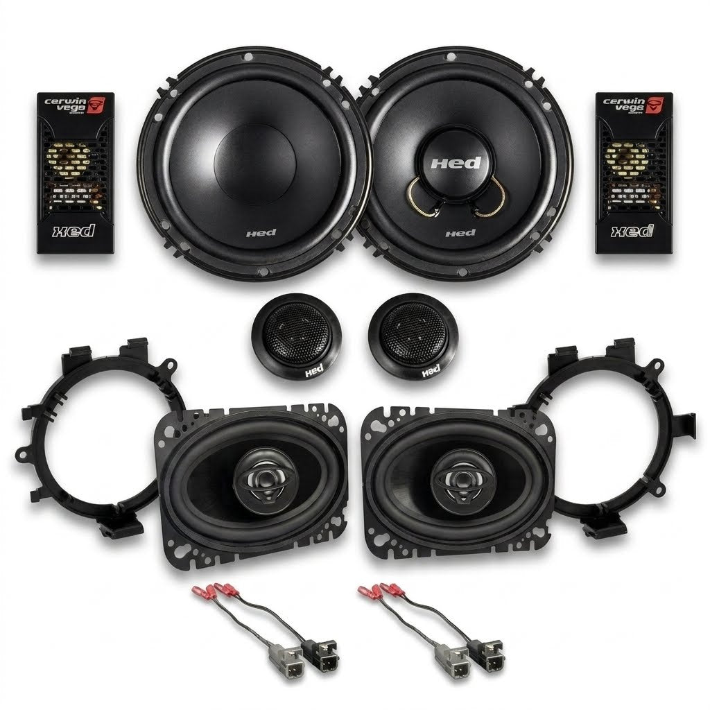 Cerwin-Vega XED46 XED650C GMSB345 Speaker Kit Fit 1995–2006 Chev Silverado GM Trucks