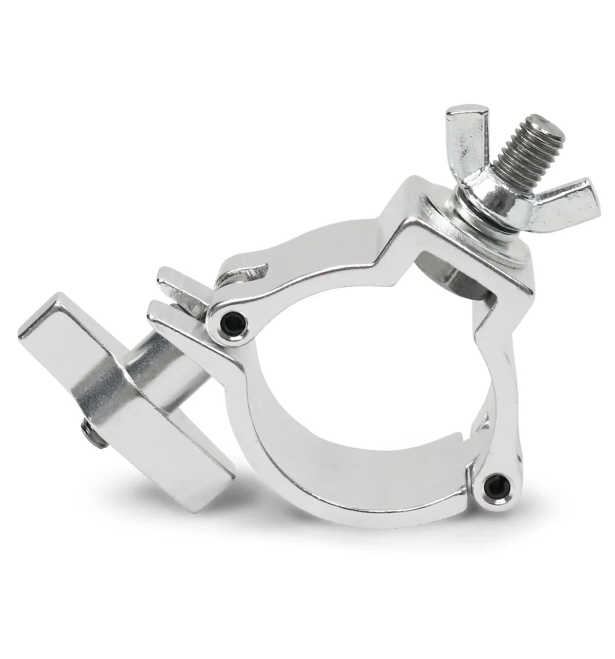 Galaxy Stage GS-C113PS Mini Light Duty Clamp Silver Lightweight Truss Mount Clamp for Lighting Fixtures