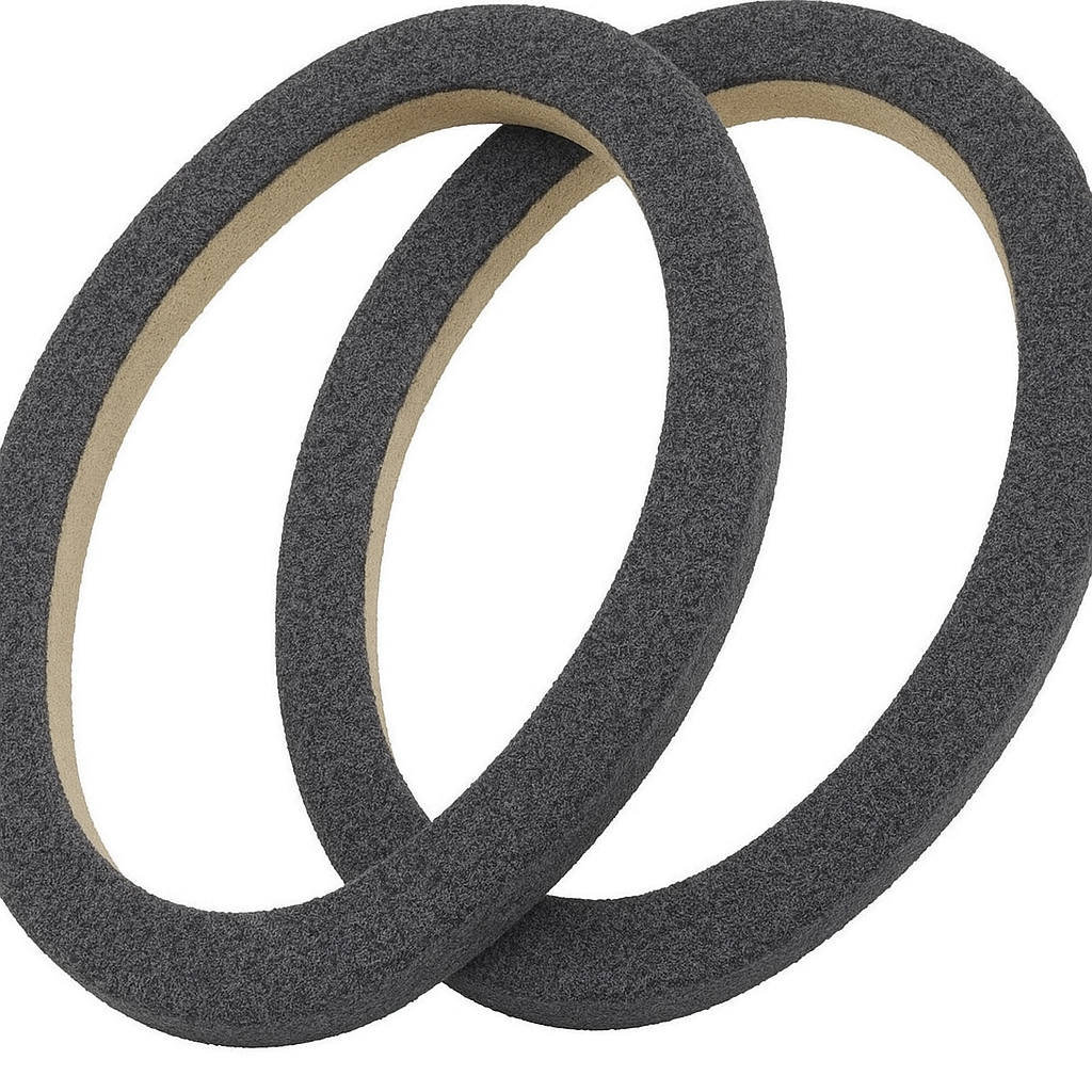 MK Audio MSP12G-2 12" Universal Subwoofer Ring Spacer Extender 3/4" Gray Carpet