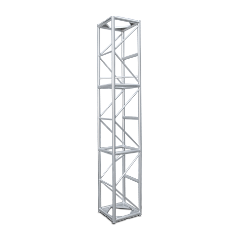 Galaxy Stage GS-2010 10' Long 20.5" Box Truss with Bolts Professional 6061-T6 Aluminum GS20 Series Truss