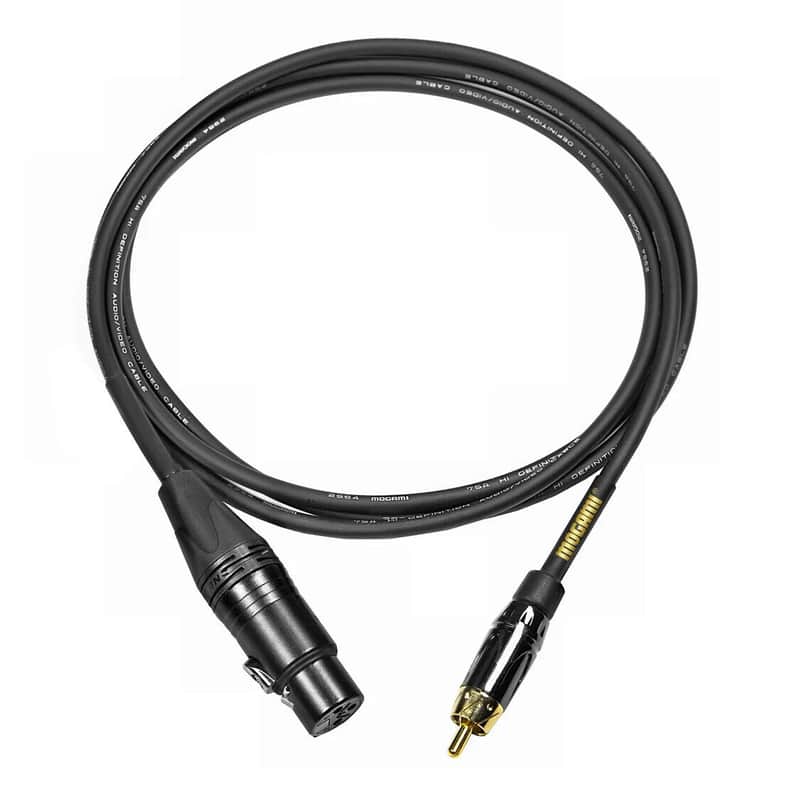 Mogami GOLD XLRF-RCA-12 Unbalanced Audio Adapter Cable