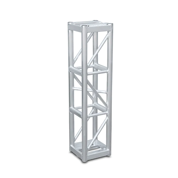 Galaxy Stage GS-1204 4' Long 12" Box Truss with Bolts Professional 12" Square Aluminum Truss Section