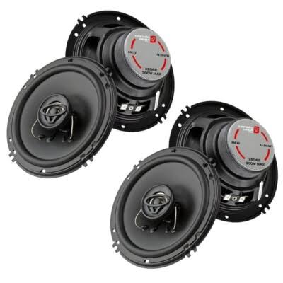 Cerwin Vega XED62-72-7800 6.5" 300 Watt Front & Rear Door Speakers