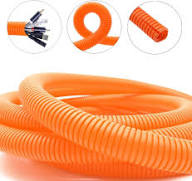 DC Sound 1/2" 13mm 100' Orange Split Wire Loom Cable Sleeves Conduit Protective Tubing