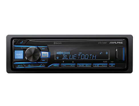Alpine UTE-63BT Bluetooth Digital Media Receiver + PAC SWI-CP2 Steering Wheel Control Interface