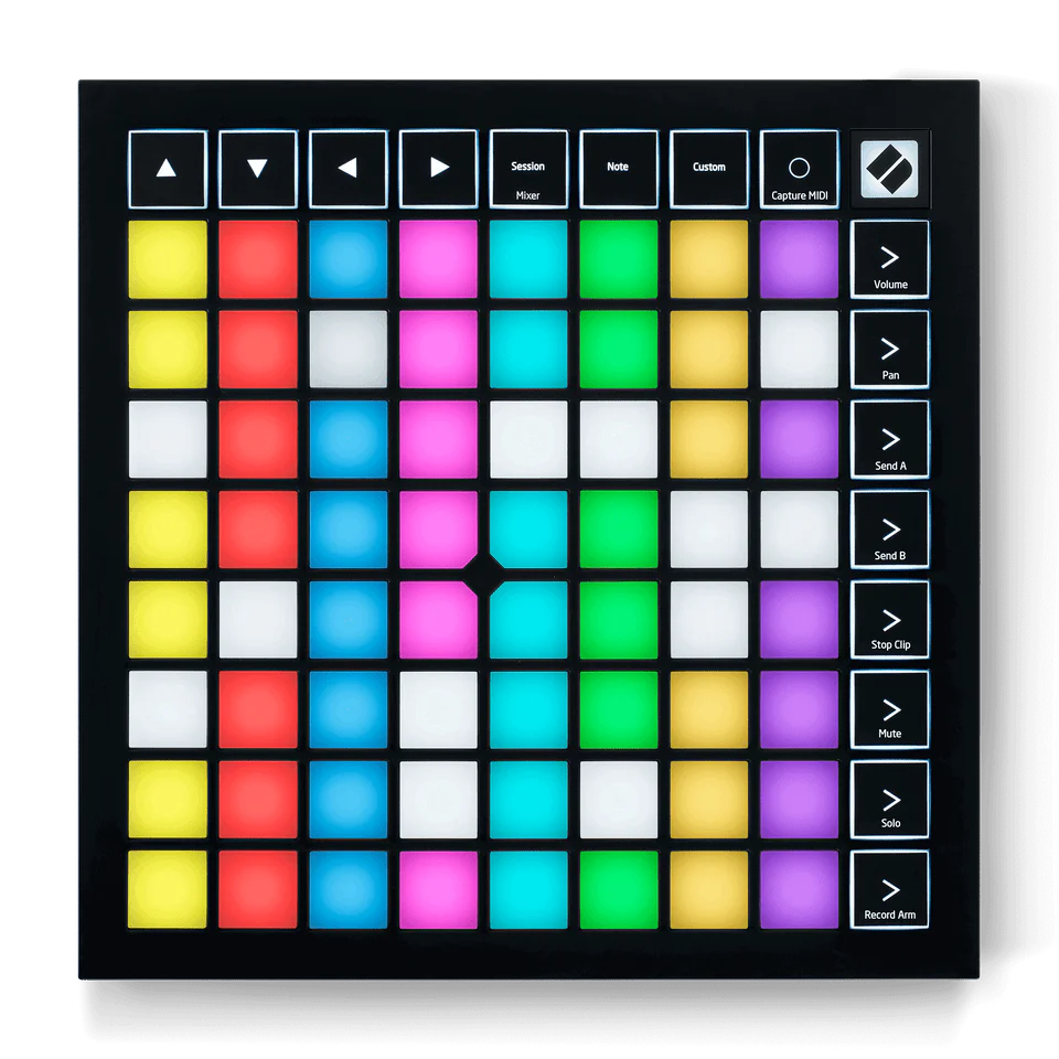 Novation LAUNCHPAD-X 64-pad MIDI grid controller for Ableton Live