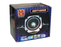 MR DJ HDT1000S 4" 1000W Chrome High Compression Titanium Bullet Super Tweeter