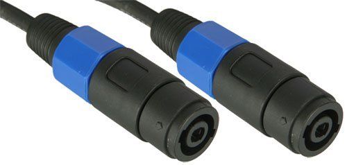 MR DJ CSFSF25 25 Feet PRO PA DJ Speakon Female to Speakon Female Speaker Cable