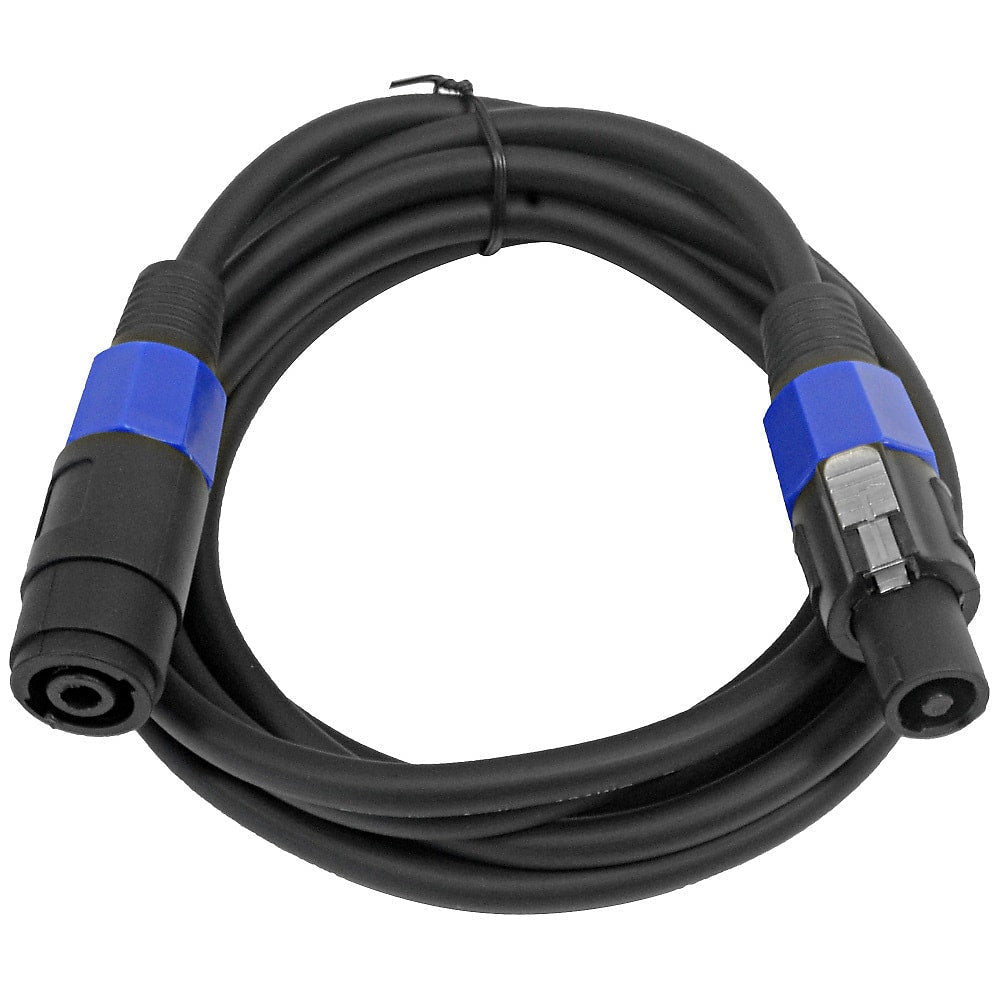 MR DJ CSMSF12 12 Feet PRO PA DJ Speakon Male to Speakon Female Speaker Cable