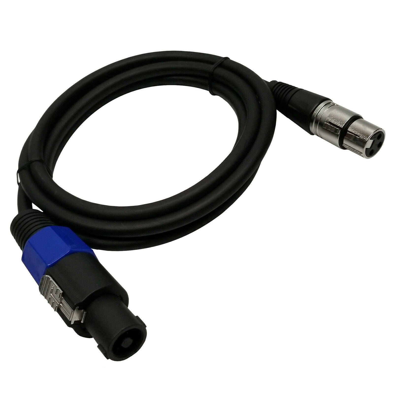 MR DJ CSMXF50 50' Speakon Plug Male to XLR Female Extension Cable for PA DJ Amplifier Stage Monitor