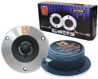 MR DJ HDT500S Pair Slim 4" 600W Chrome High Compression Titanium Bullet Super Tweeter