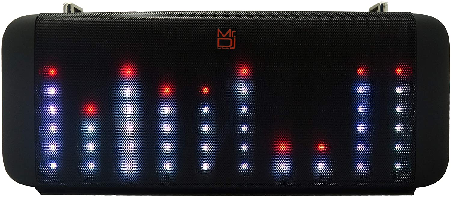 MR DJ Soul Portable Bluetooth Speaker Sound Activated FM Radio USB/Micro SD Card