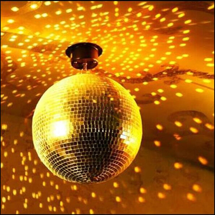 MR DJ MB24 24" mirror ball covered in high quality 1/4-inch mirrored glass + Motor