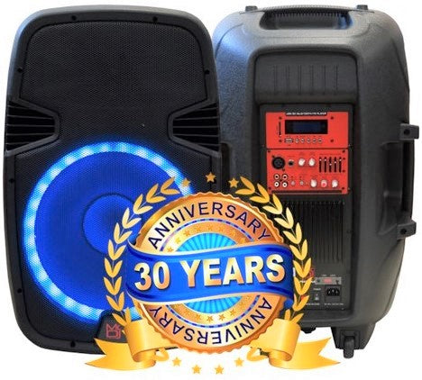 MR DJ PBX2690LB OPEN BOX 15" Bluetooth Speaker